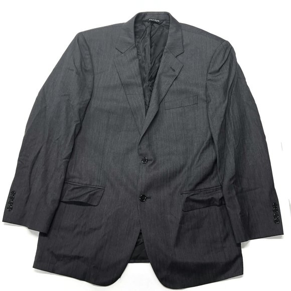 Jos A Bank Signature Suit Jacket Blazer Gray Mens 42R - Picture 1 of 8